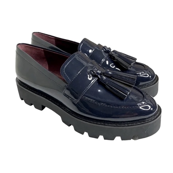 Sarto by Franco Sarto Balinna Tasseled Platform Lug Sole Loafer Size 8M New - Picture 2 of 7